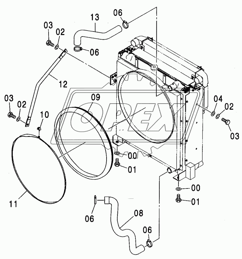 RADIATOR SUPPORT