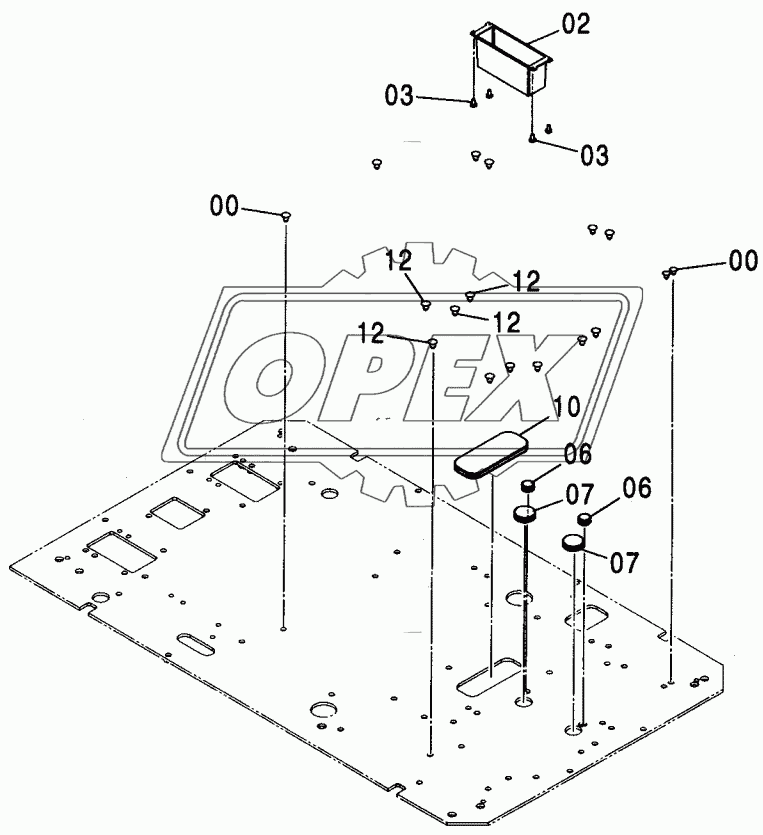 FLOOR PARTS (HEATER LESS)