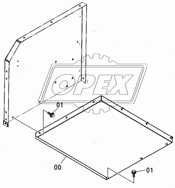 COVER (WITHOUT MULTI LEVER)<230, H,K>
