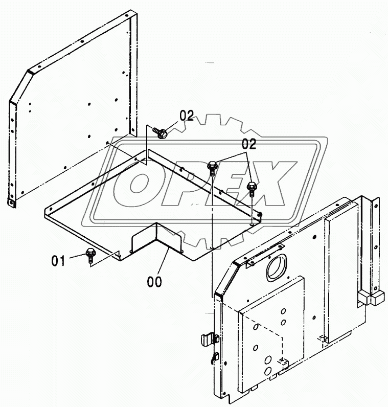 COVER (WITH MULTI LEVER)<230, H,K>