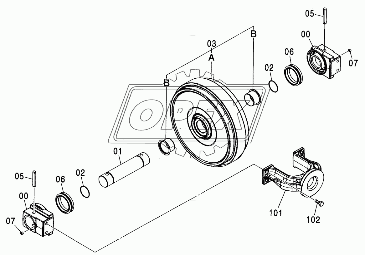 FRONT IDLER (EU2)