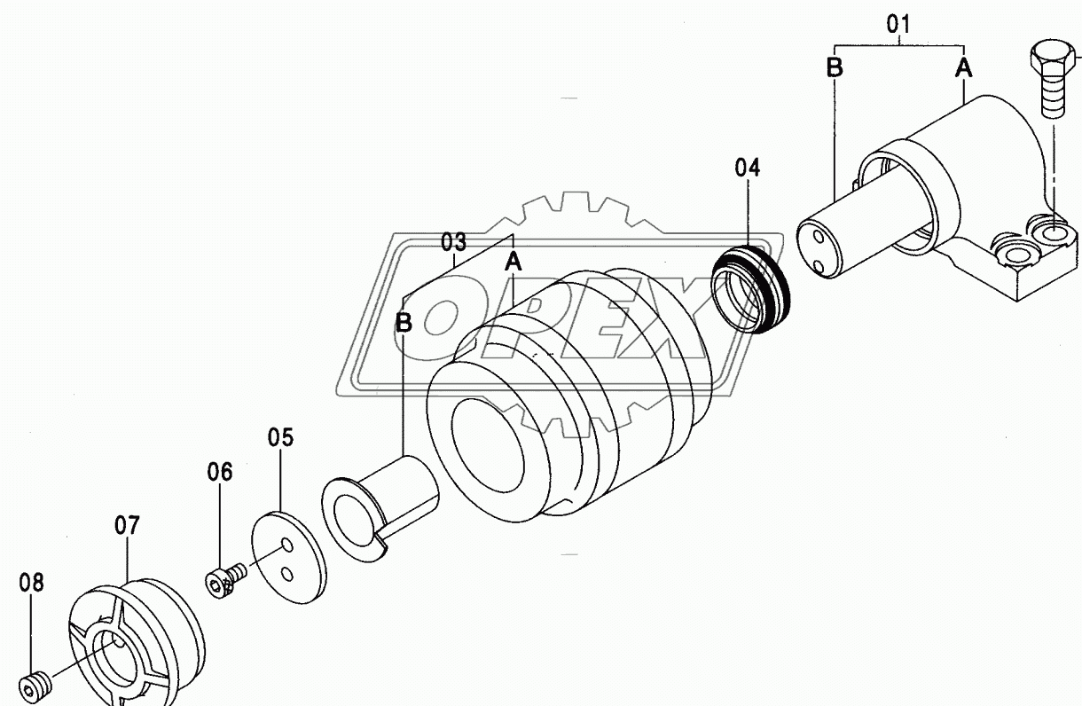 UPPER ROLLER (STD, EU1)