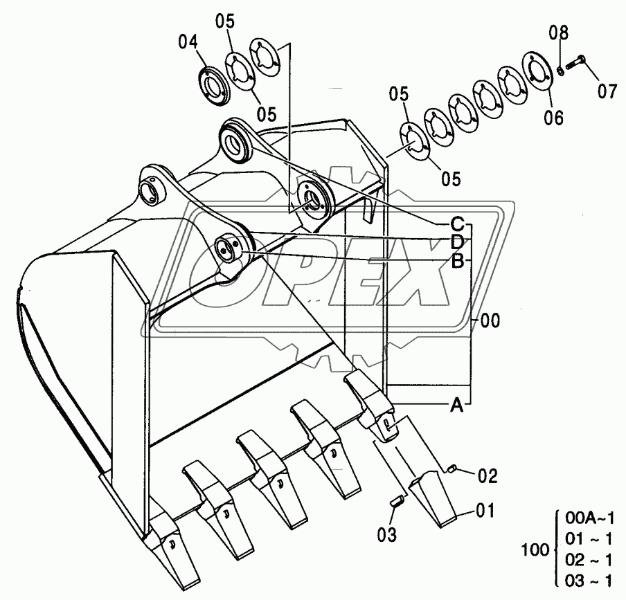 BUCKET 1.4 (JIS 94)