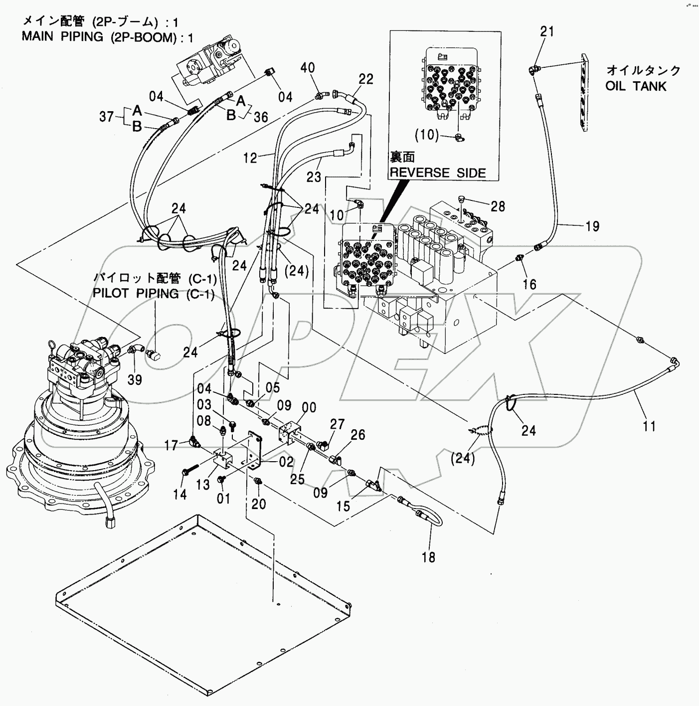 PILOT PIPING (2P-B00M)