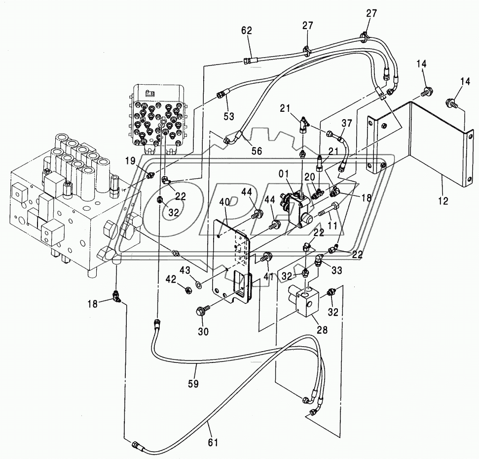 PILOT PIPING (FLOW RATE SELECTOR) 2