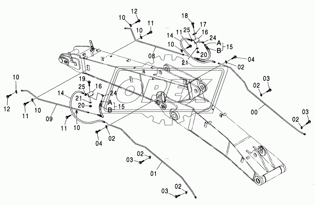 QUICKHITCH PIPING (2P-B00M)<250>