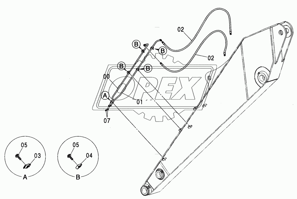 QUIKHITCH PIPING (3.61M ARM)<250>