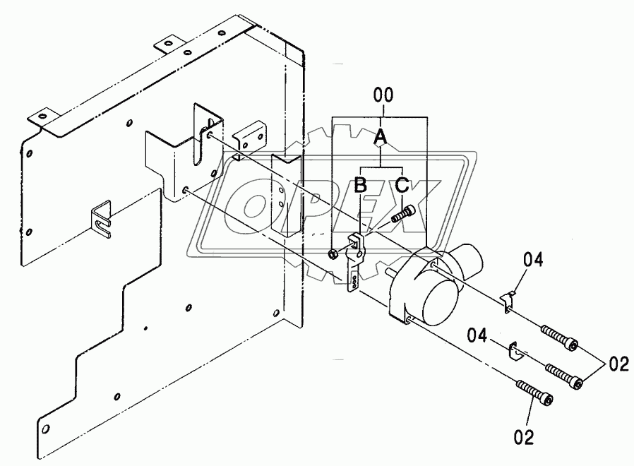 ENGINE CONTROL MOTOR