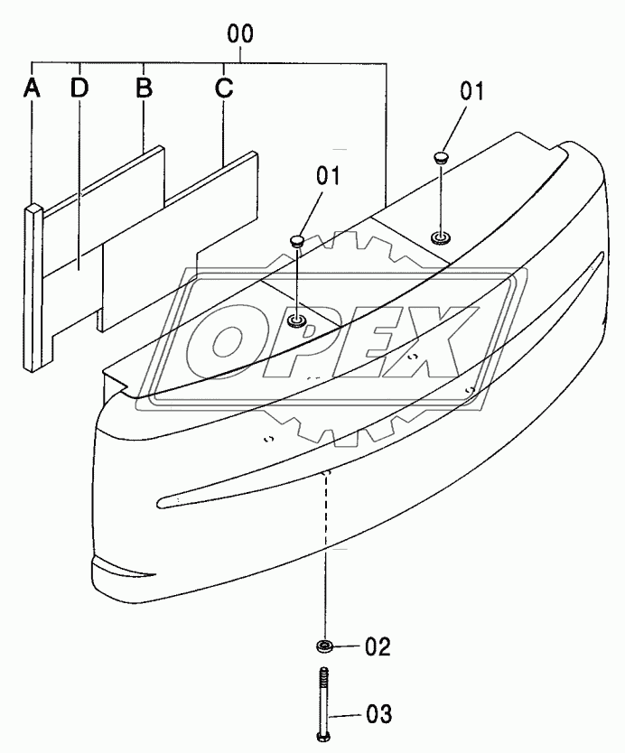 COUNTERWEIGHT 5.4T <230>