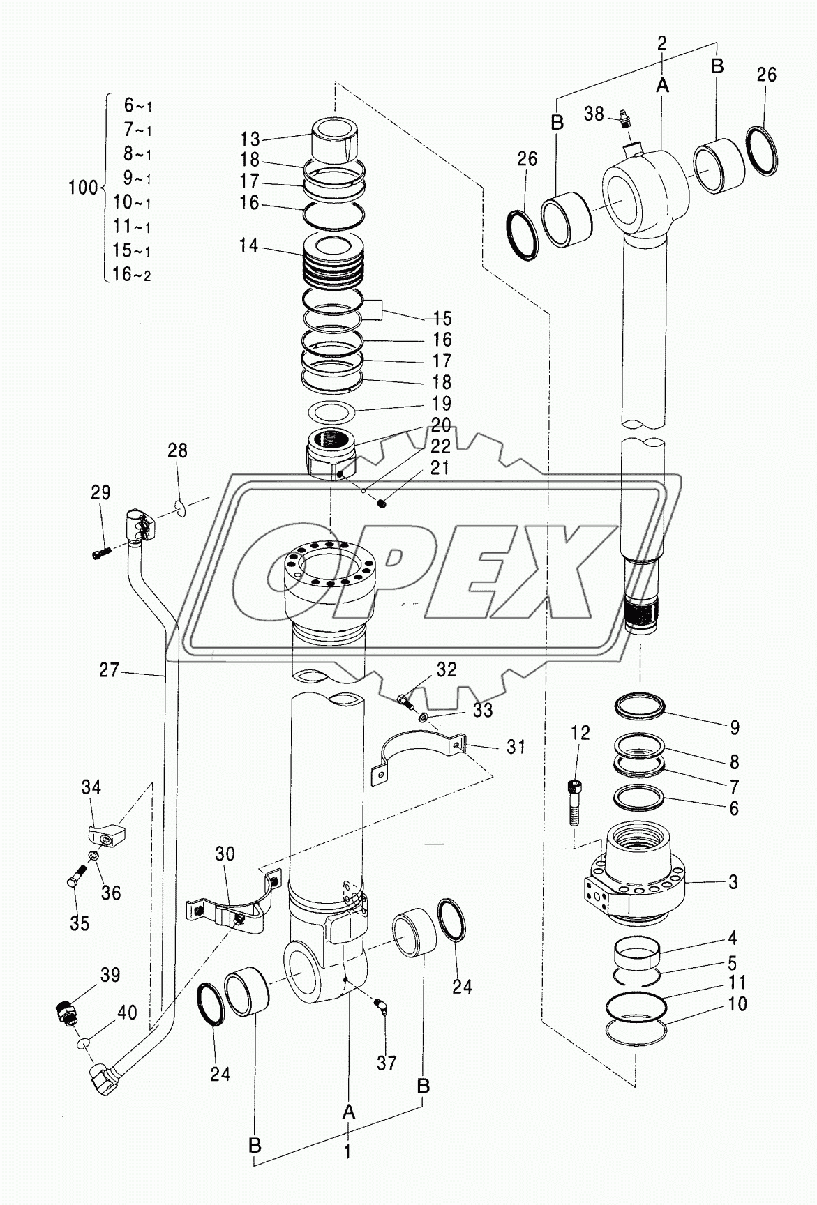 CYL., BUCKET 2