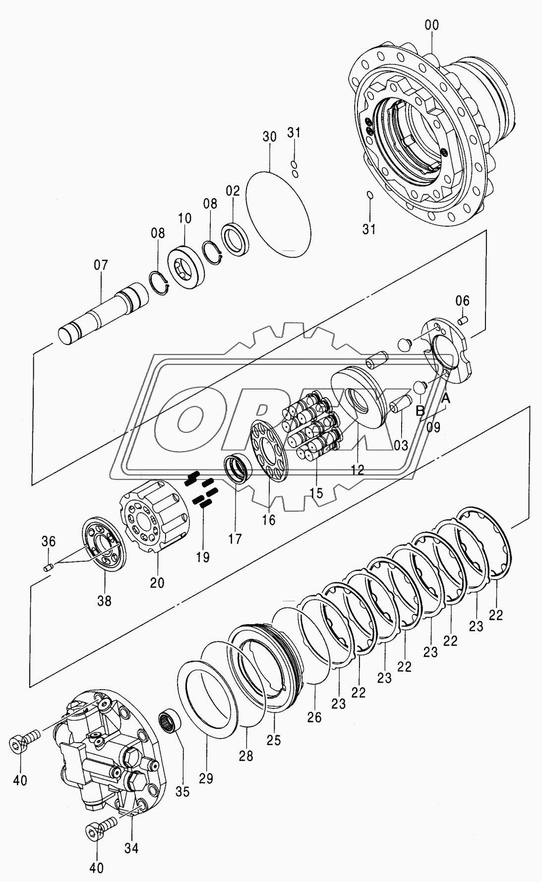 MOTOR, OIL (TRAVEL)