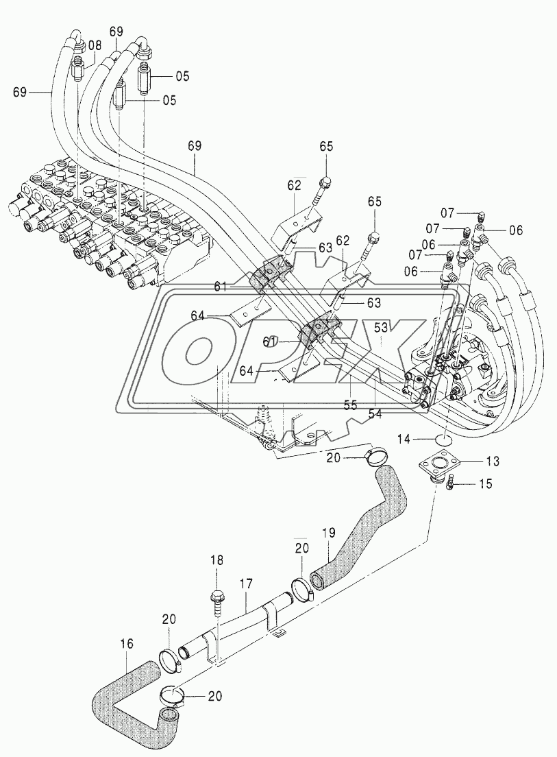 OIL COOLER PIPING (3)