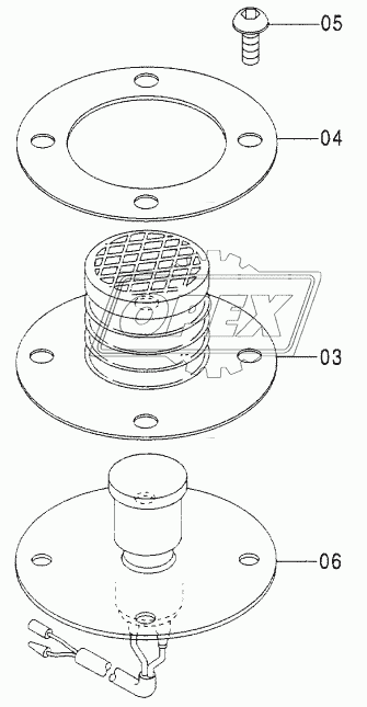 CONTROL PEDAL (TRAVEL SPEED)