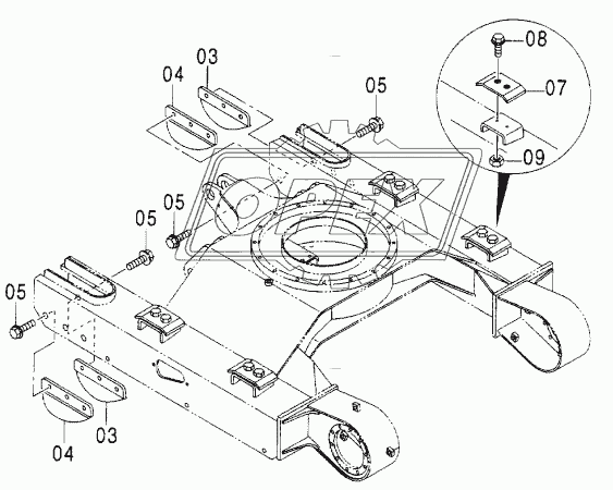 CRAWLER GUIDE (STEEL CRAWLER)