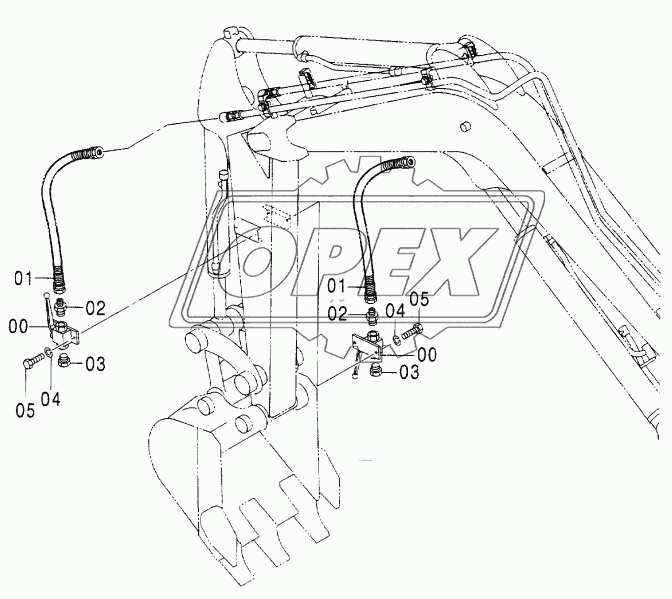 EXTRA PIPING (FRONT)