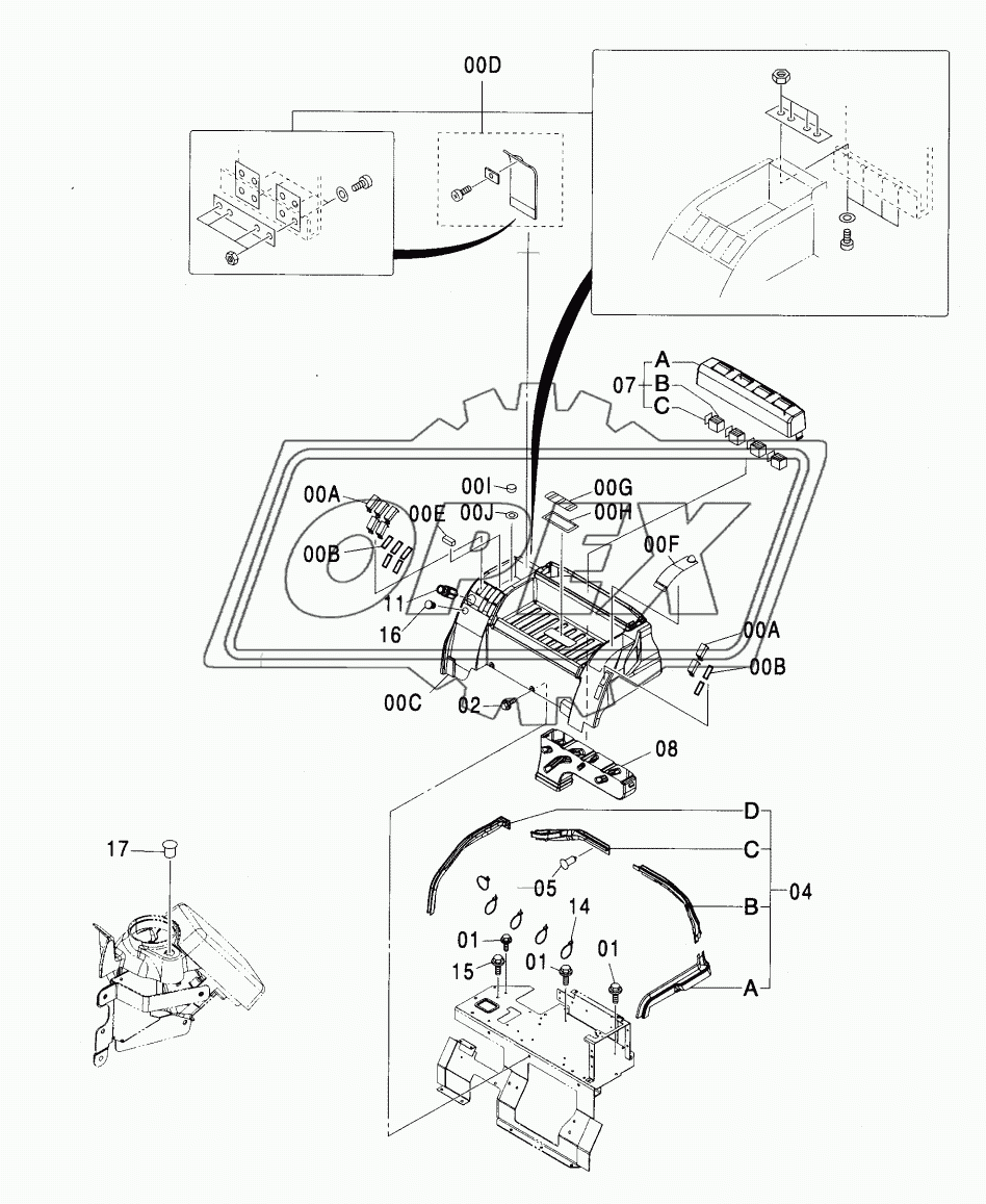 REAR BOX (HEATER) STD