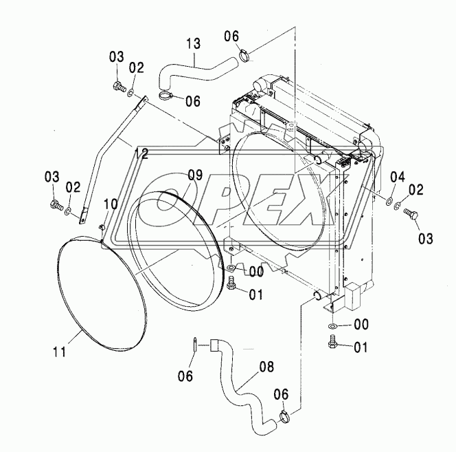 RADIATOR SUPPORT