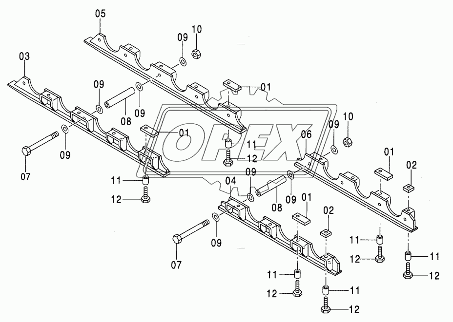 FULL-LENGTH TRACK GUARD (STD. TRACK)