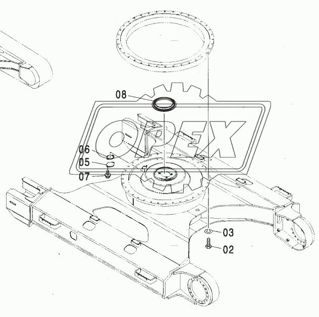 SWING BEARING PARTS