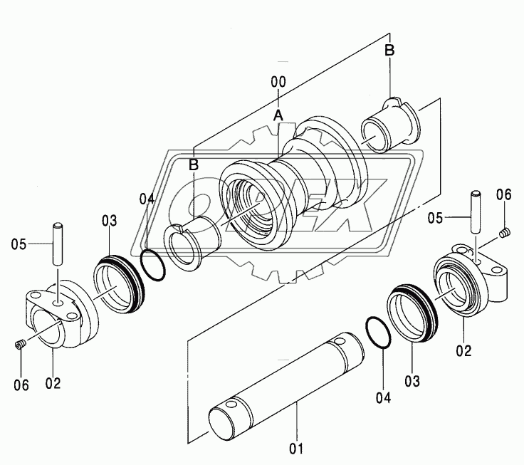 LOWER ROLLER (NARROW LC TRACK) EU2