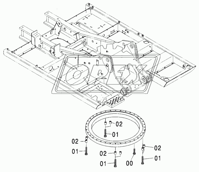 SWING BEARING SUPPORT