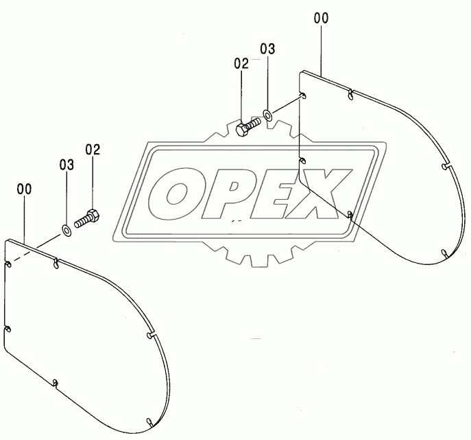 TRAVEL MOTOR COVER