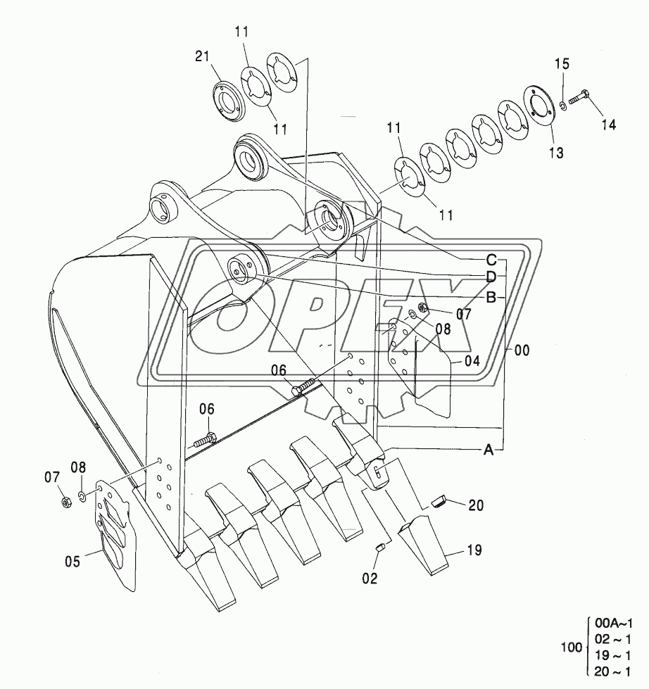 BUCKET 1.0 JIS 94