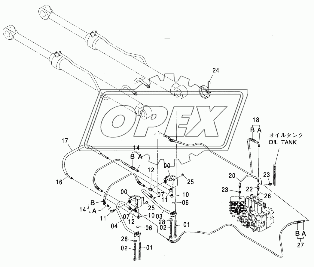 HOSE RUPTURE VALVE PIPING (BOOM) ISO SPEC