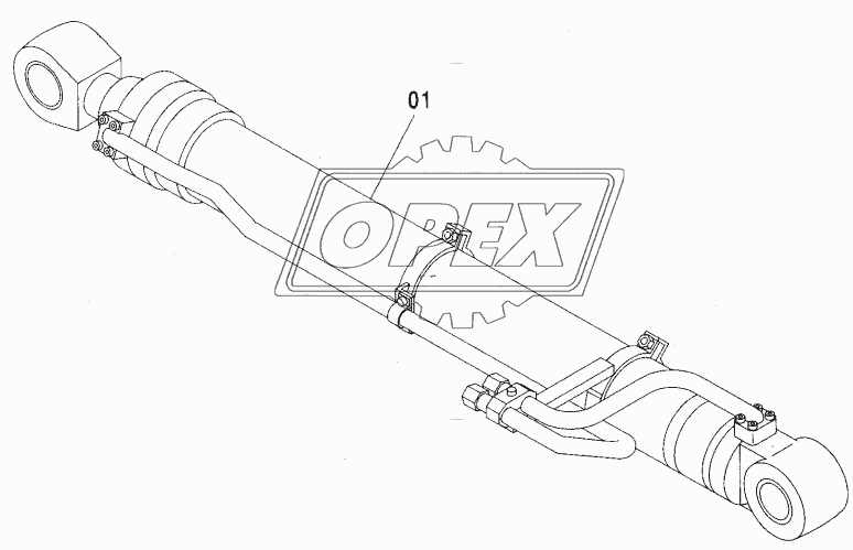 ARM CYLINDER (2P-BOOM)<280>