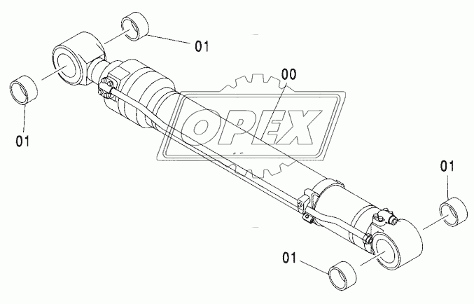 POSITIONING CYLINDER (2P-BOOM)<280>