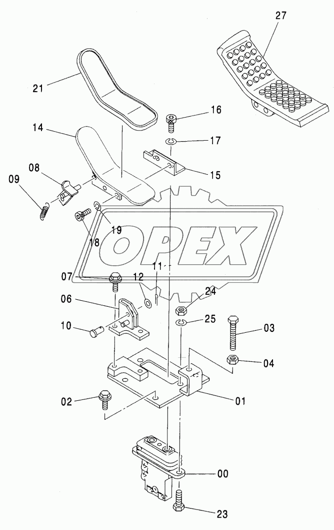 CONTROL PEDAL (2P-BOOM)