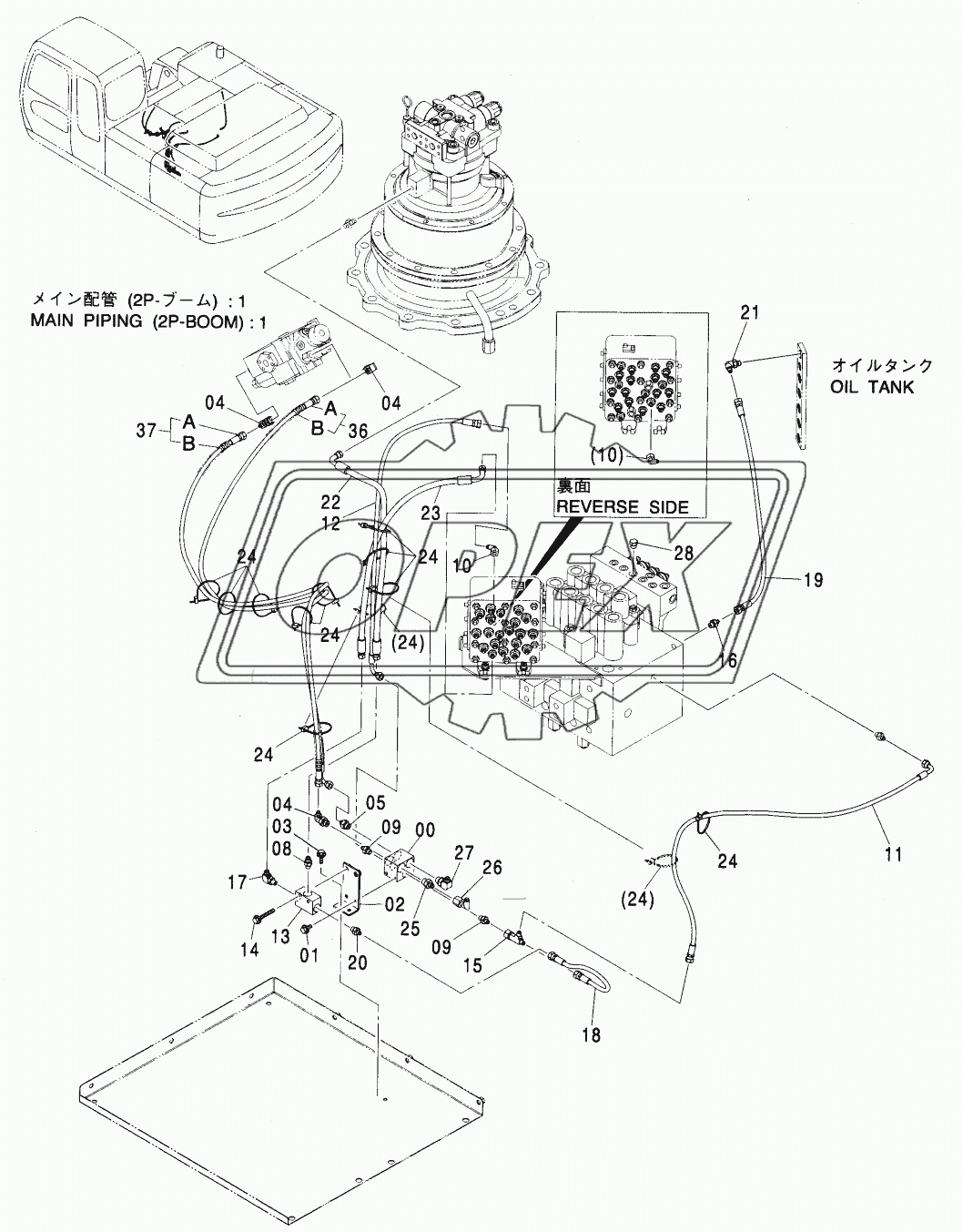 PILOT PIPING (2P-BOOM):2