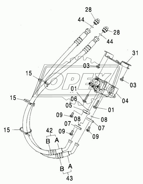 MAIN PIPING (2P-BOOM):1