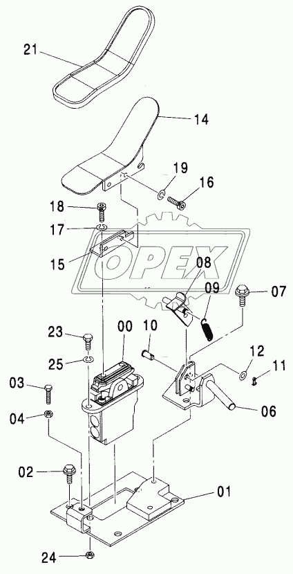 CONTROL PEDAL (BREAKER & CRUSHER)