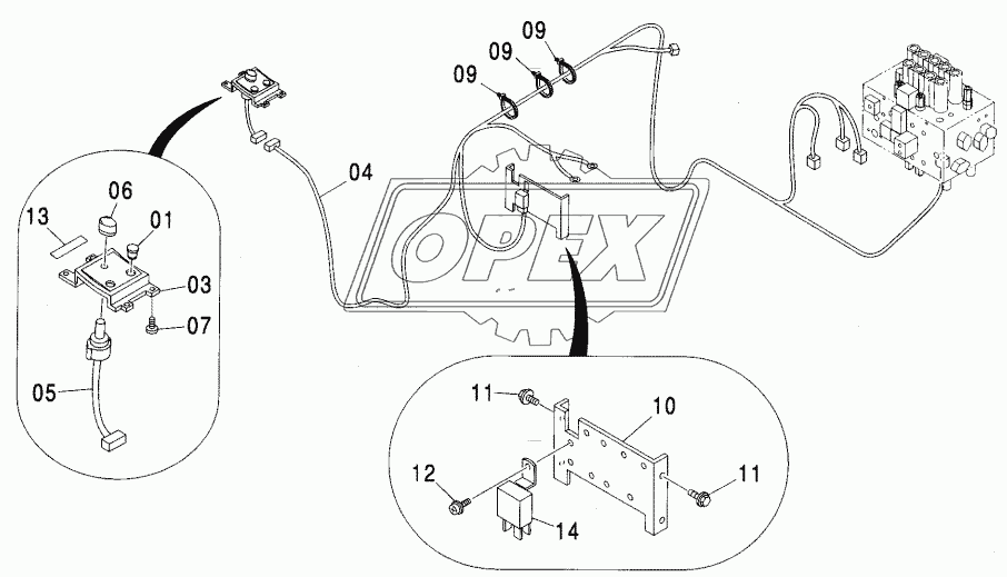 ELECTRIC PARTS (FLOW RATE SELECTOR)