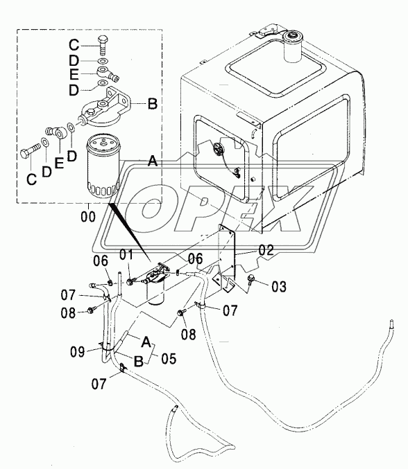 FUEL DOUBLE FILTER