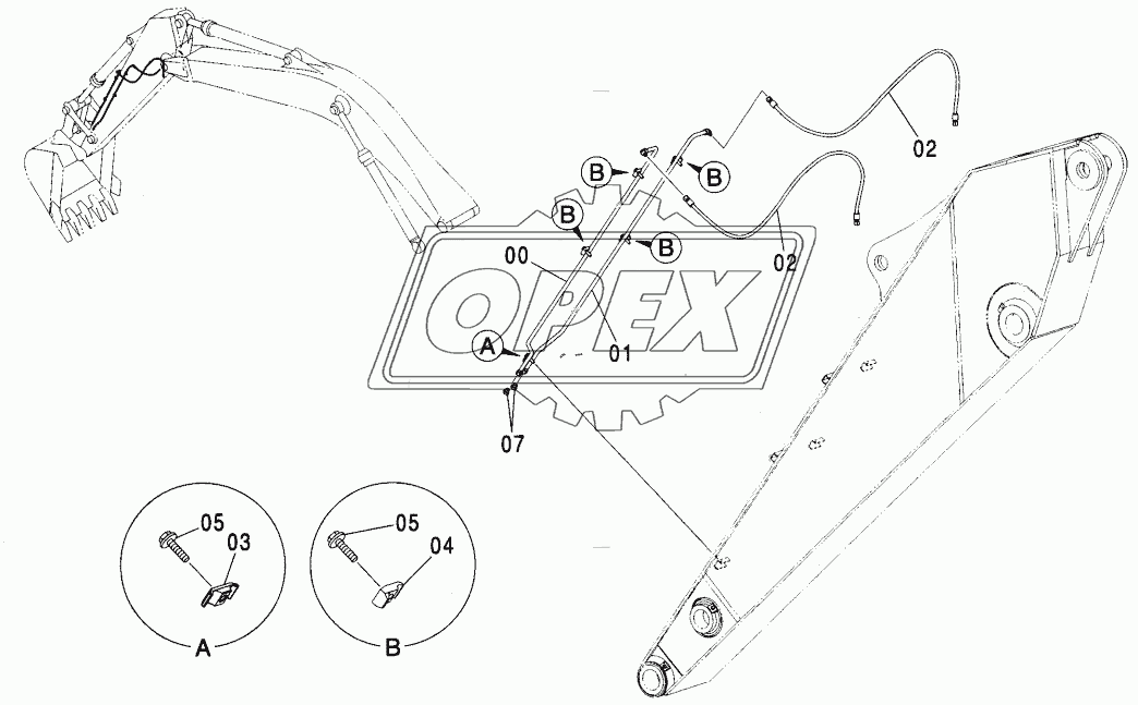 QUICKHITCH PIPING (3.1M ARM)<280>