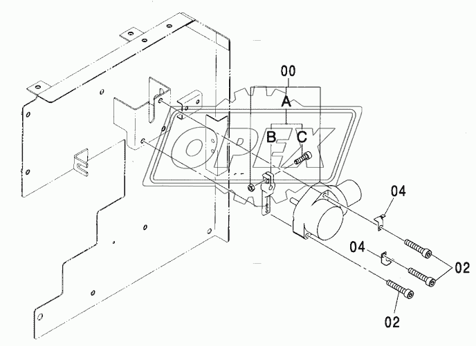 ENGINE CONTROL MOTOR