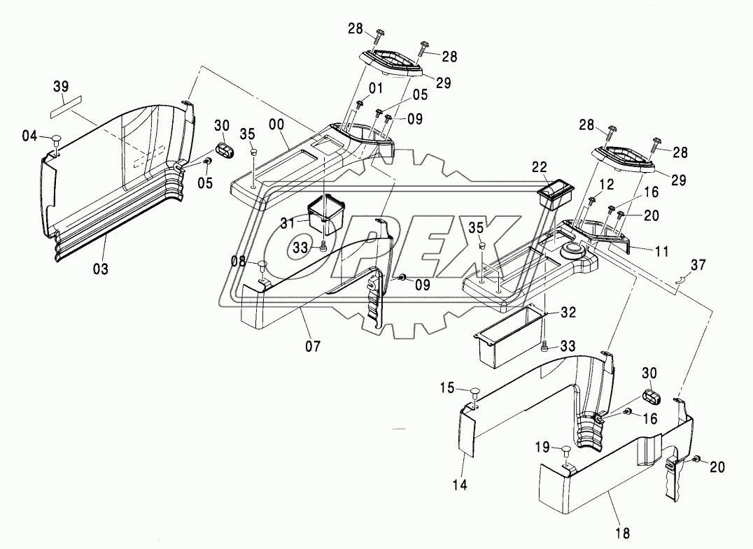 CONSOLE COVER