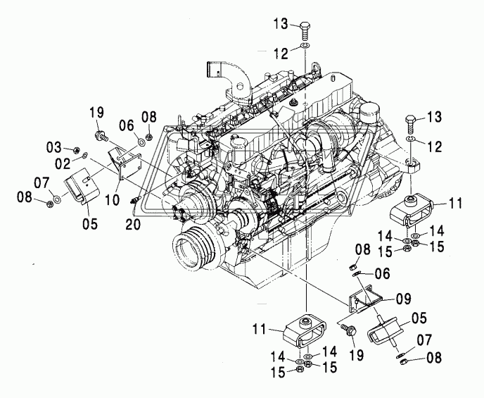 ENGINE SUPPORT