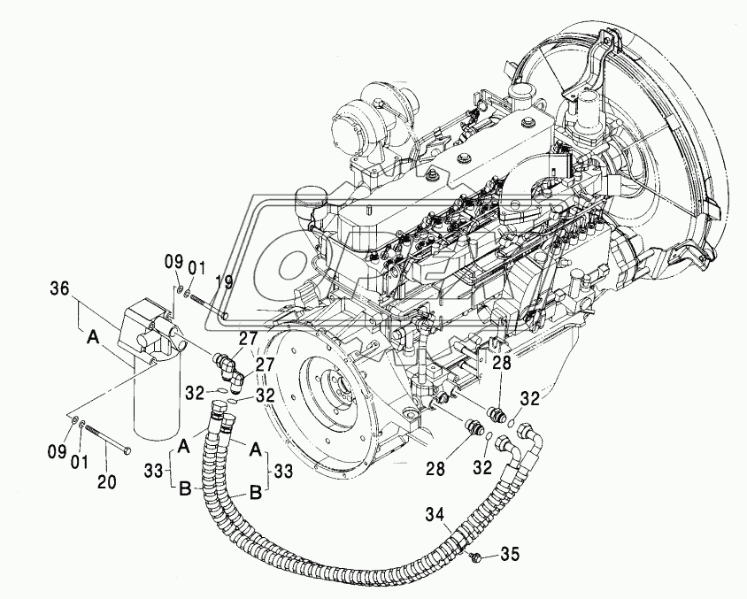 OIL FILTER PIPING