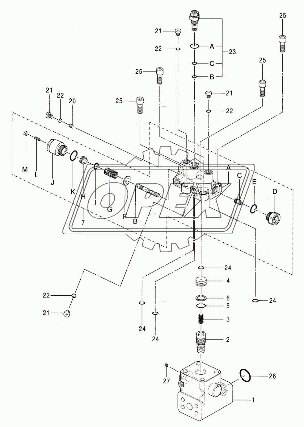 VALVE, HOLDING (BOOM)