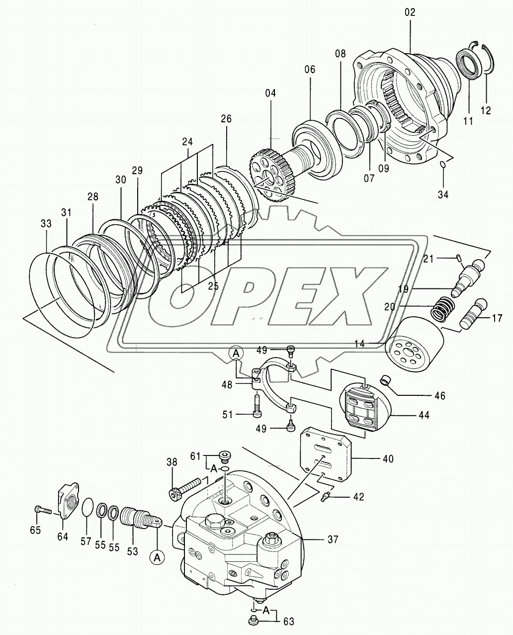 MOTOR, OIL (TRAVEL) 1