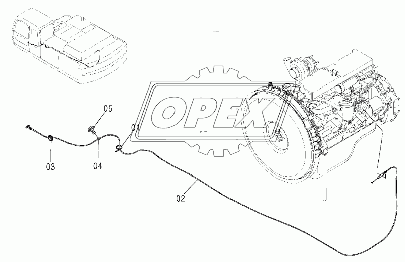 ENGINE STOP CABLE