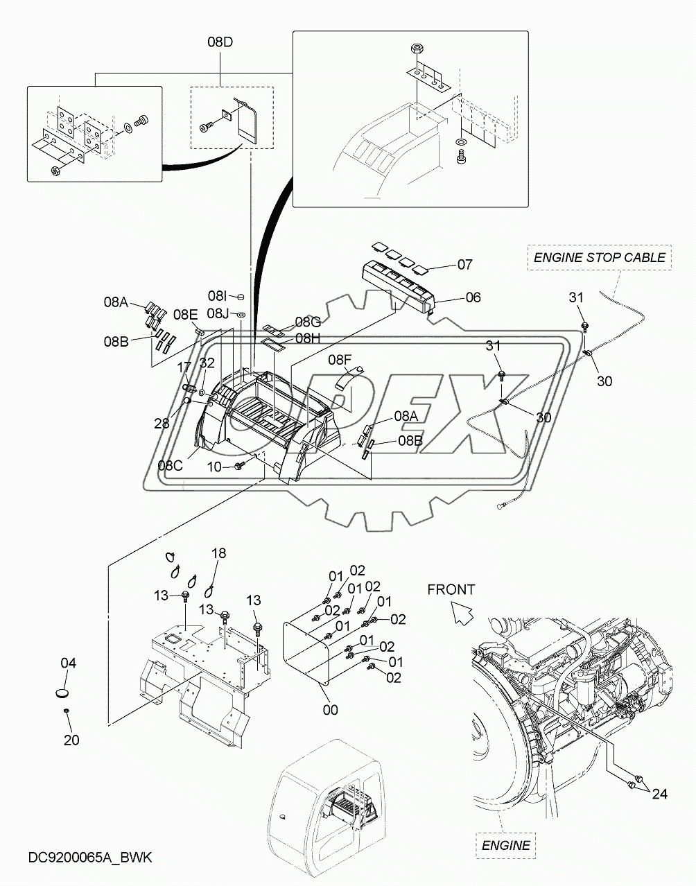 REAR BOX (WITHOUT HEATER)