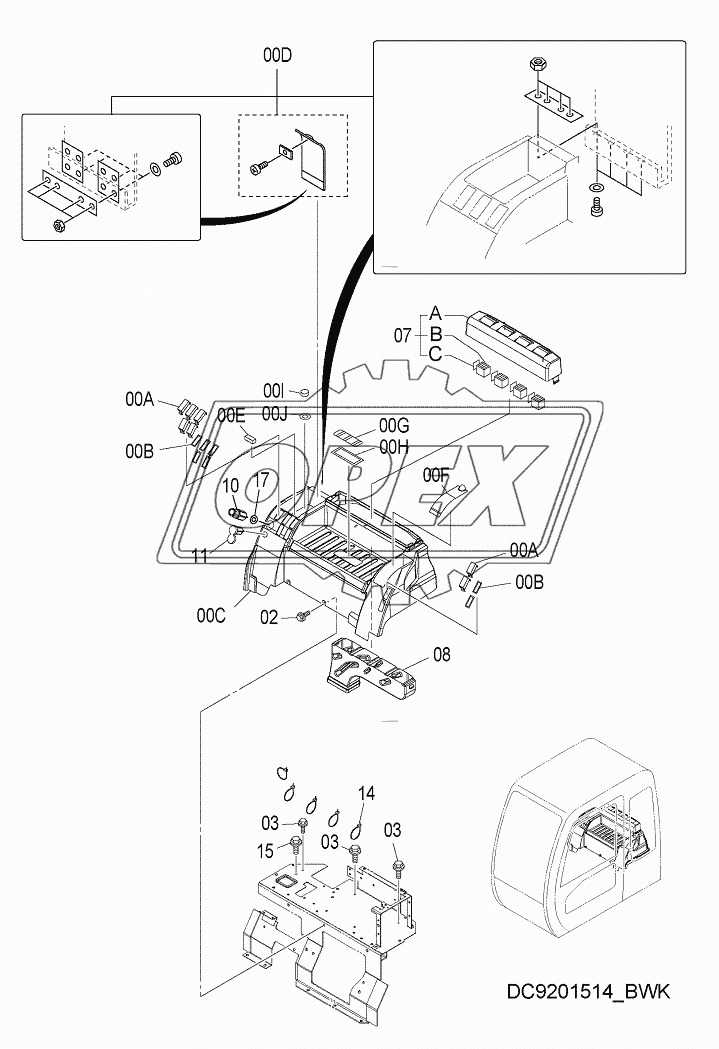 REAR BOX (12V POWER SUPPLY)