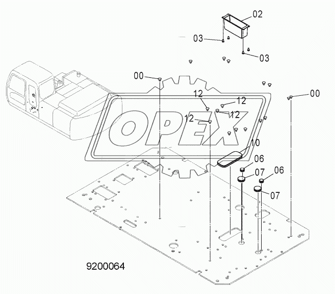 FLOOR PARTS (WITHOUT AIR-CONDITIONER)