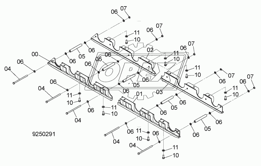 FULL-LENGTH TRACK GUARD Model: STD