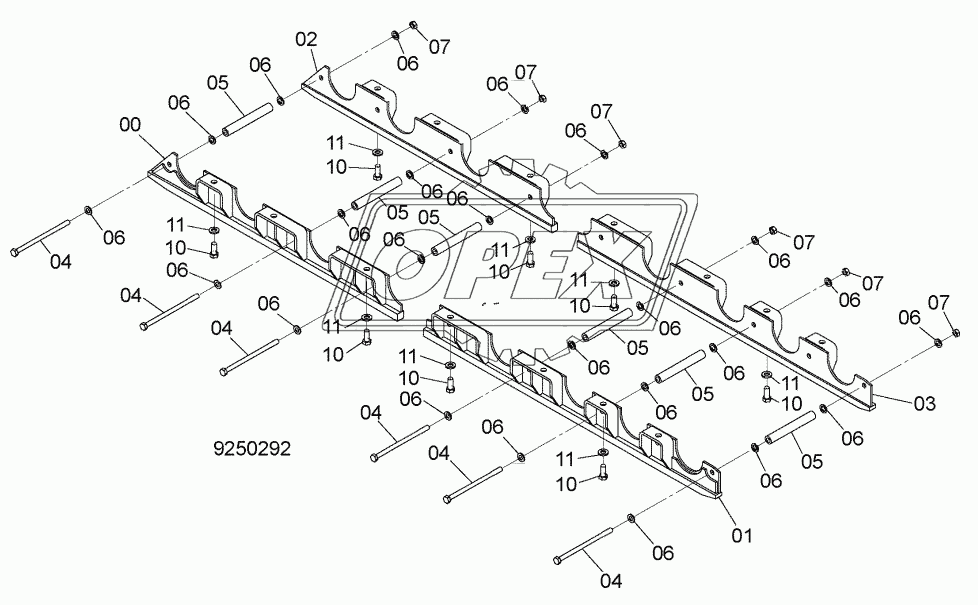 FULL-LENGTH TRACK GUARD Model: LC