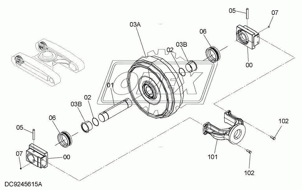 FRONT IDLER